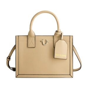 True Religion Beige Satchel Bag